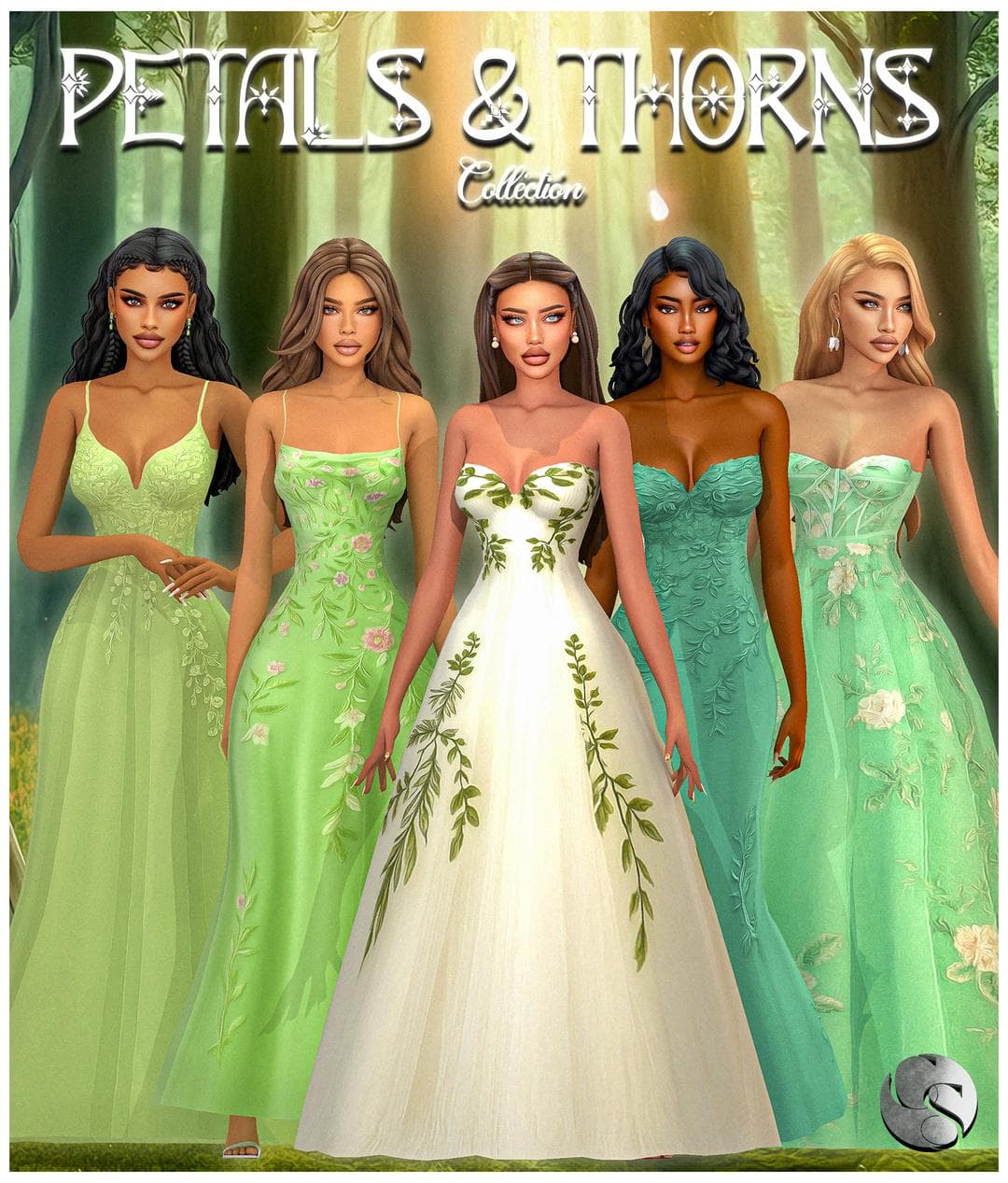 Скриншот мода Коллекция платьев Petals & Thorns